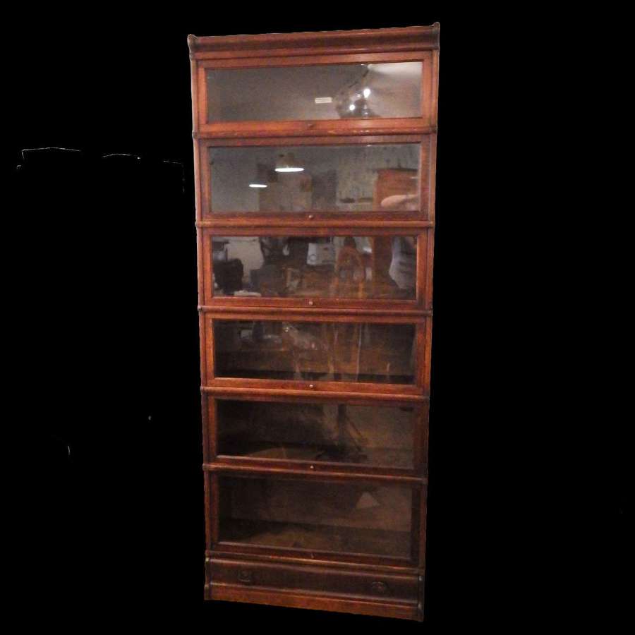 Globe Wernicke Oak 6 Section Bookcase