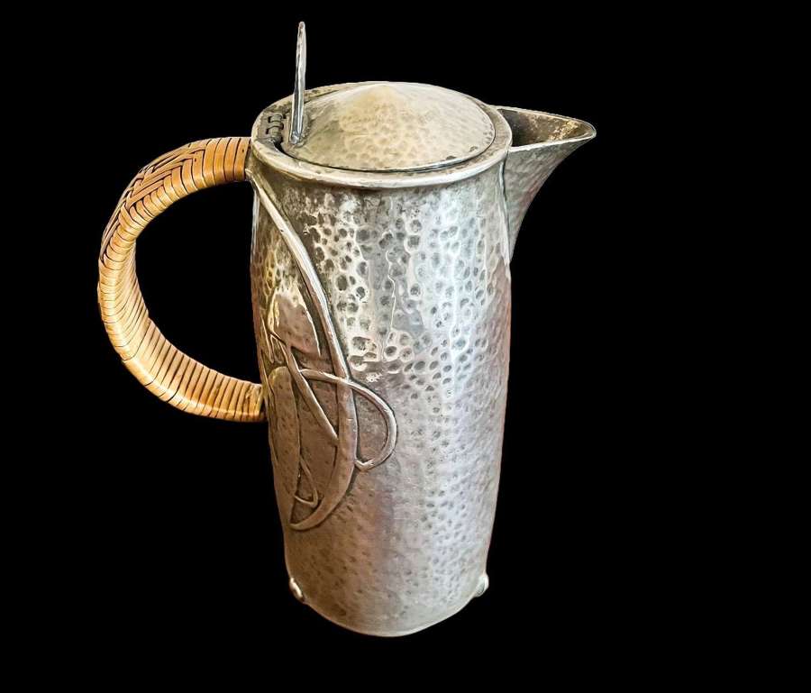 Archibald Knox for Liberty Tudric Pewter Hot Water Jug
