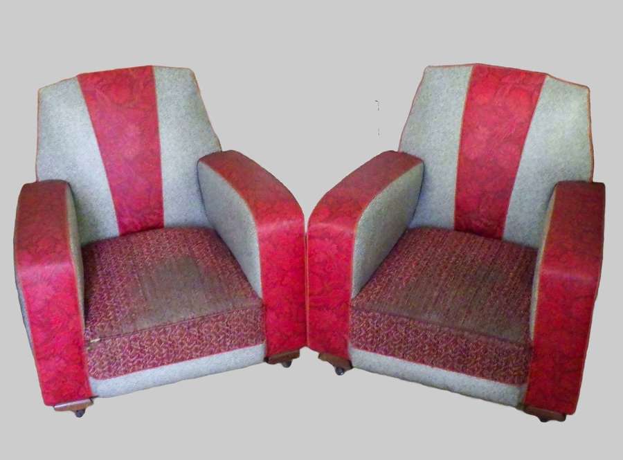 Art Deco Club Chairs