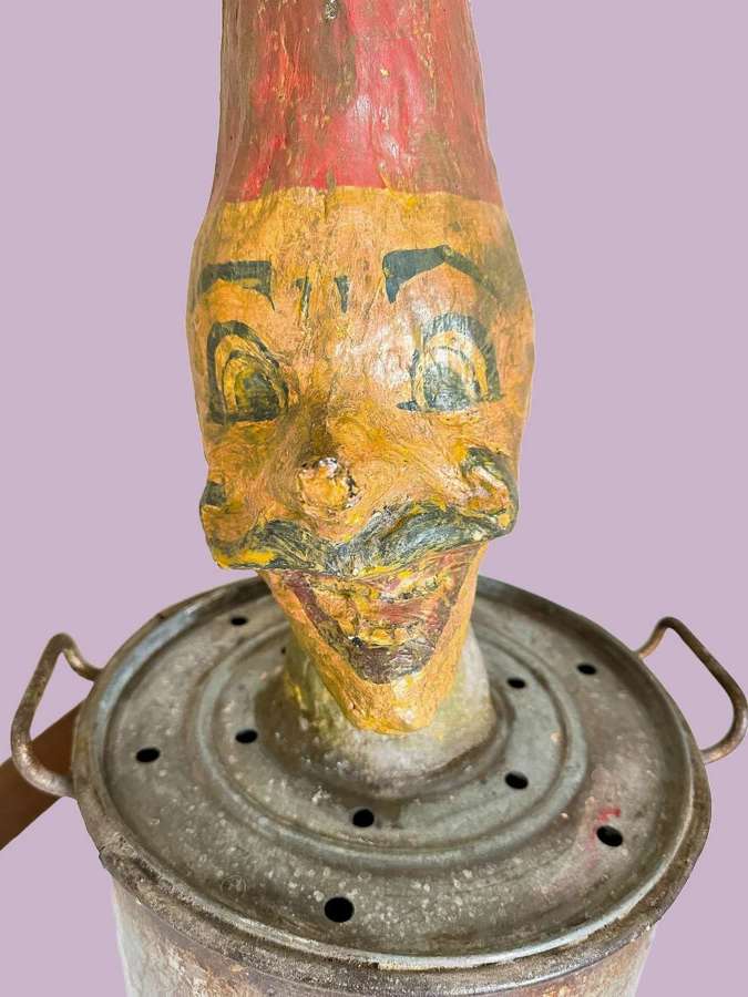 A French Fairground Papier Mache Hoop-La Clown
