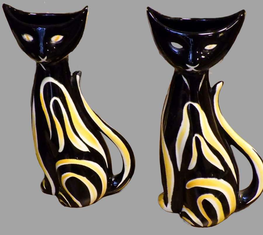 A Pair of Tigris Vases by Georg Schmider