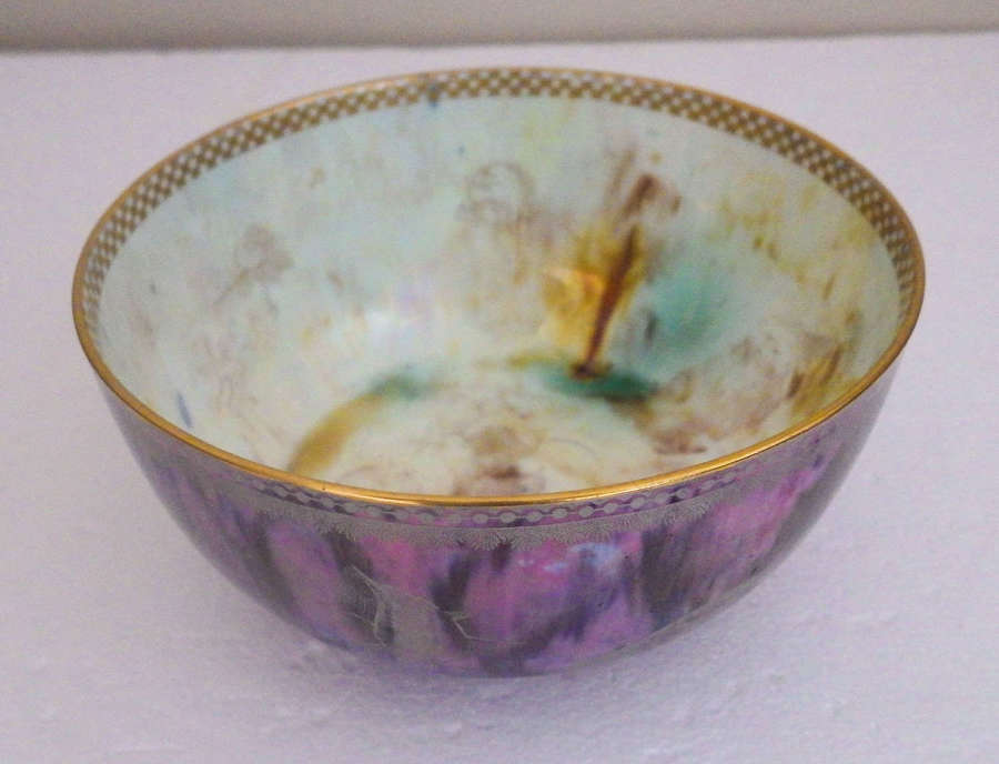 1930's Daisy Makeig Jones Ruby Lustre Bowl