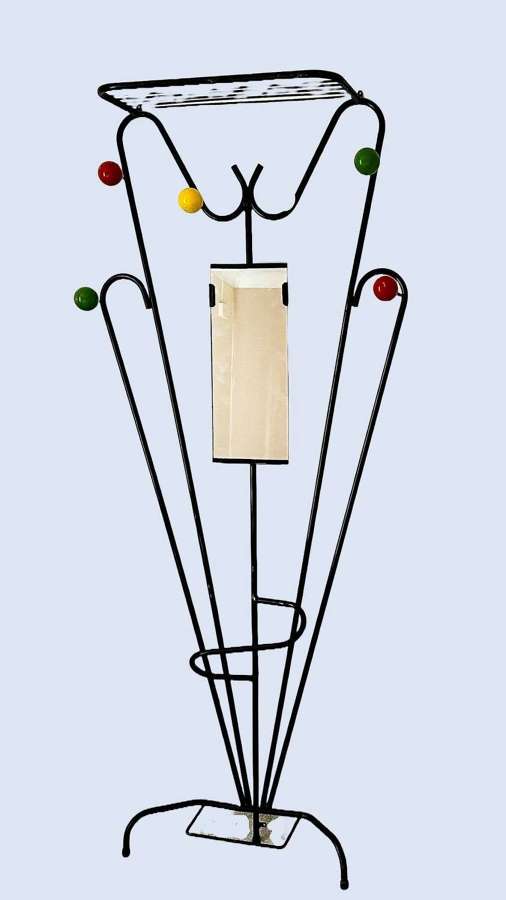Vintage Atomic Coat Stand