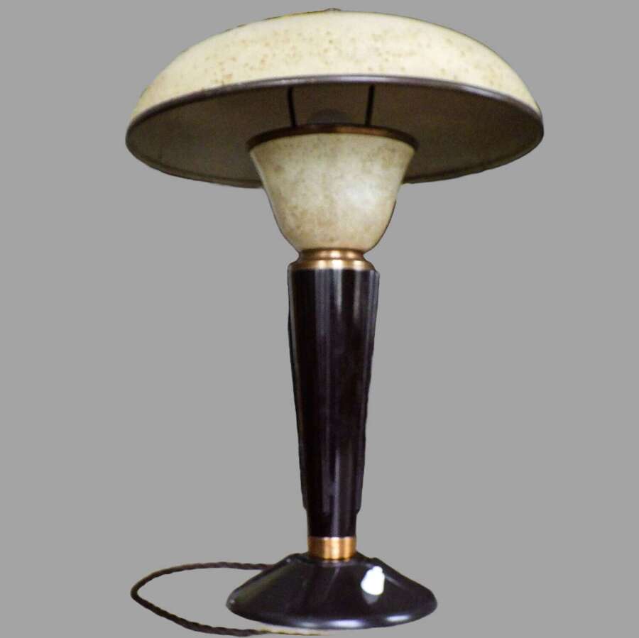 C1940 Art Deco Style Bakelite Mushroom Lamp by Jumo -  Model 320