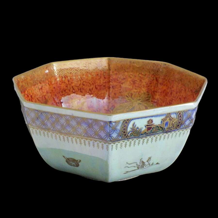 Antique Wedgwood Daisy Makeig Jones Fairyland Lustre Butterfly Bowl