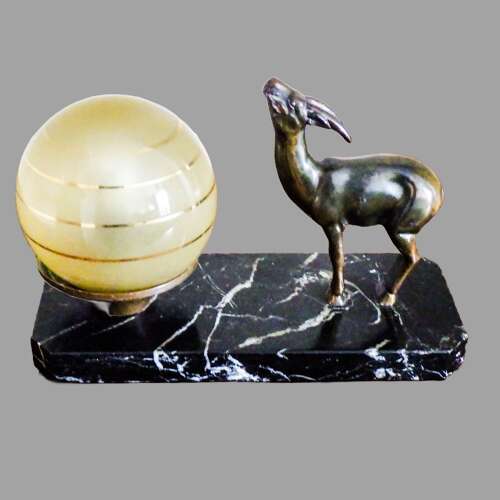 C1930 French Art Deco Mood Lamp