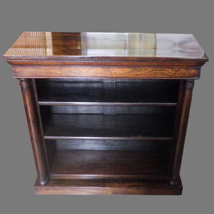 A Late Regency Rosewood Bookcase